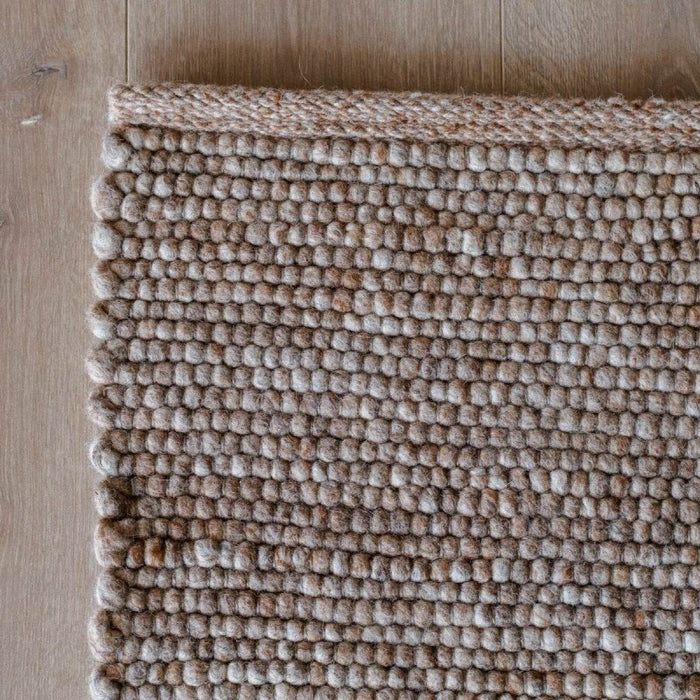 Interieur05 Wollen Vloerkleed Lichtbruin Vik - 240 x 340 cm