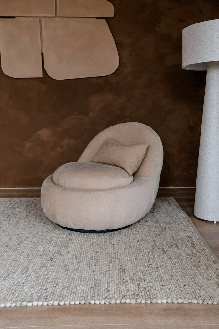 Interieur05 Wollen Vloerkleed Beige|Wit Gemeleerd Vik - 160 x 230 cm