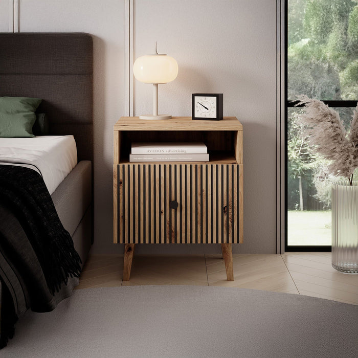 Meubella - Nachtkastje Bali - Eiken