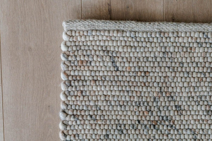 Interieur05 Wollen Vloerkleed Beige|Wit Gemeleerd Vik - 160 x 230 cm