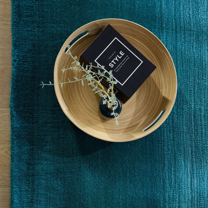 Theko Tapijt met kleurverloop Wool Comfort 190x290 cm - Turquoise