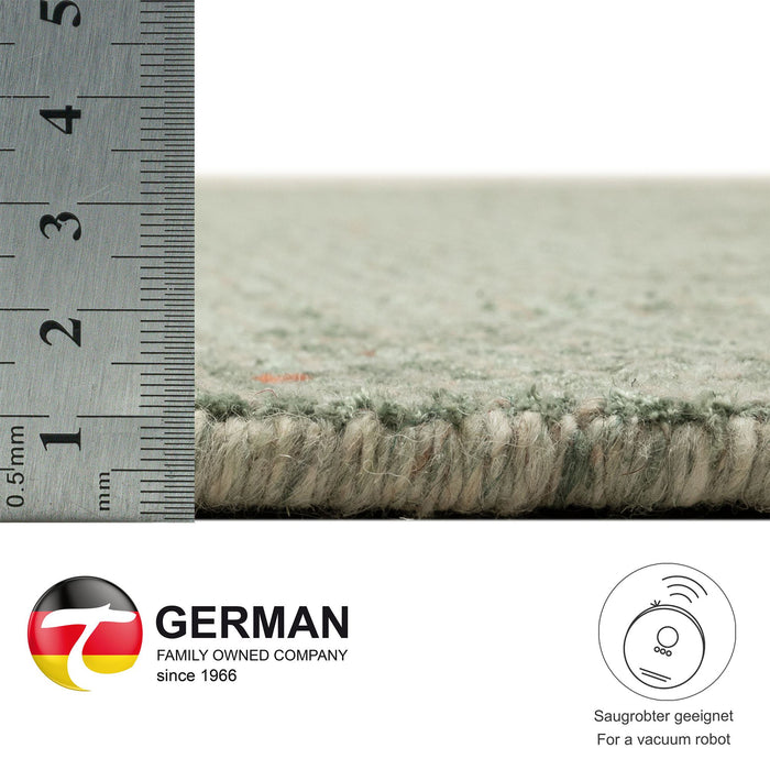 Theko gestreept UNI-tapijt Venus 40x60 cm - Groen