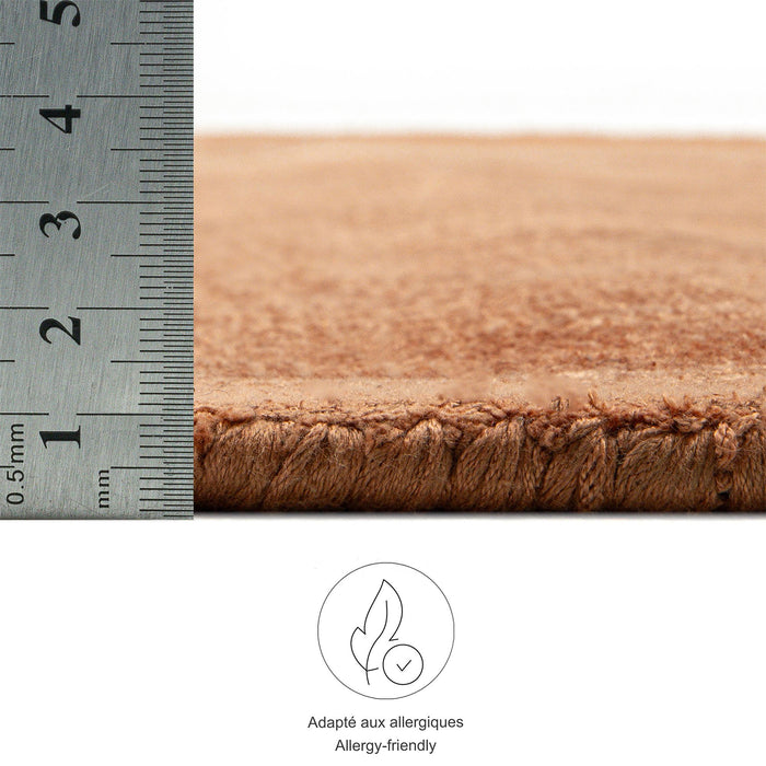 Theko handgeweven viscose tapijt Star 170x240 cm - Koper