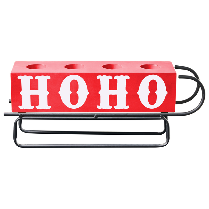 Beliani - KUHMO - Kaarshouder - Rood - IJzer