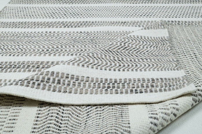 Theko Tapijt in Scandinavische stijl Trondheim 160x230 cm - Zwart|wit