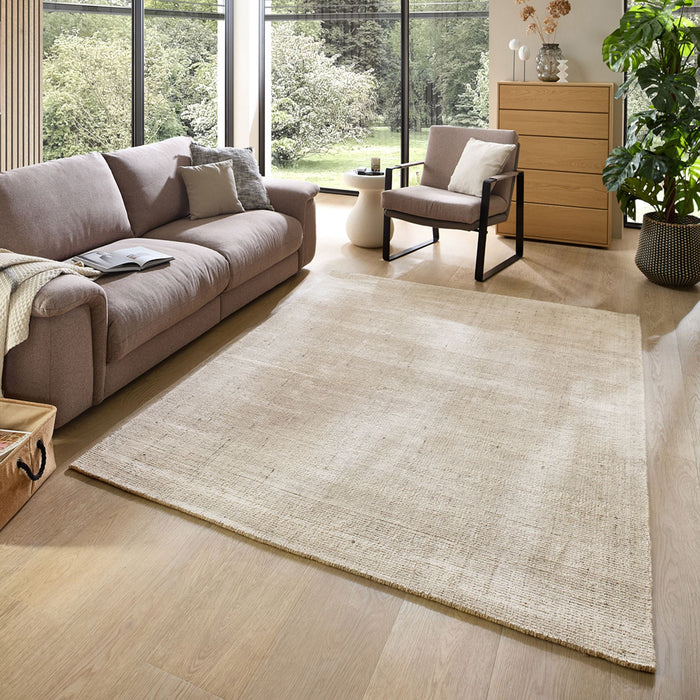 Theko gestreept UNI-tapijt Venus 90x160 cm - Beige