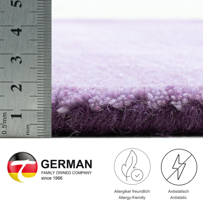 Theko Tapijt met kleurverloop Wool Comfort 160x230 cm - Paars