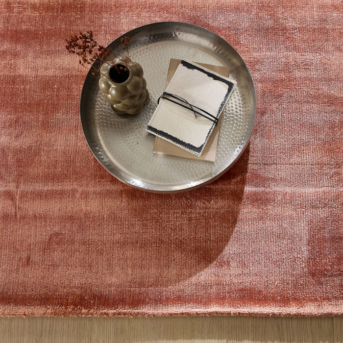 Theko handgeweven viscose tapijt Star 170x240 cm - Koper