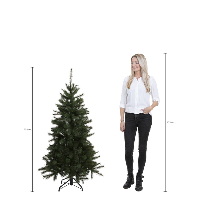 Black Box Trees Brampton Kunstkerstboom - H155 x Ø107 cm - Groen