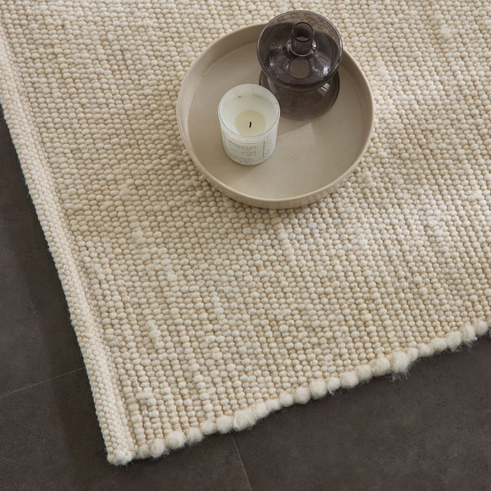 Theko Alm-Glück natuurtapijt 250x350 cm - Crème