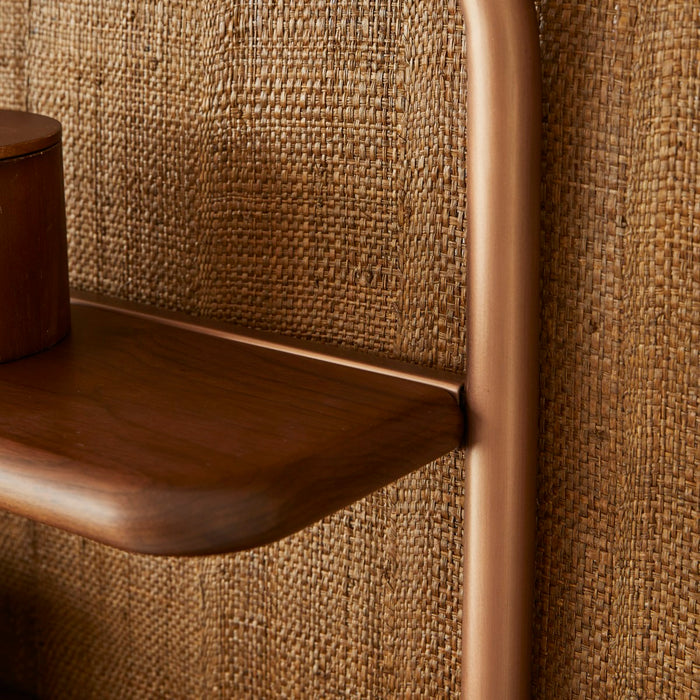 Tikamoon - Félicie - Spiegelrek van walnoothout en messing