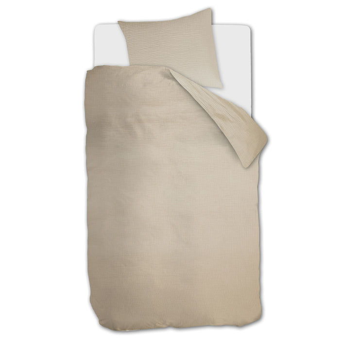Beddinghouse Mist Zand Dekbedovertrek 140 x 200/220 cm