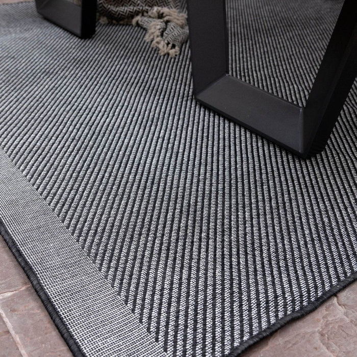 Buitenkleed Border - Zwart|grijs|wit - dubbelzijdig - EVA Interior