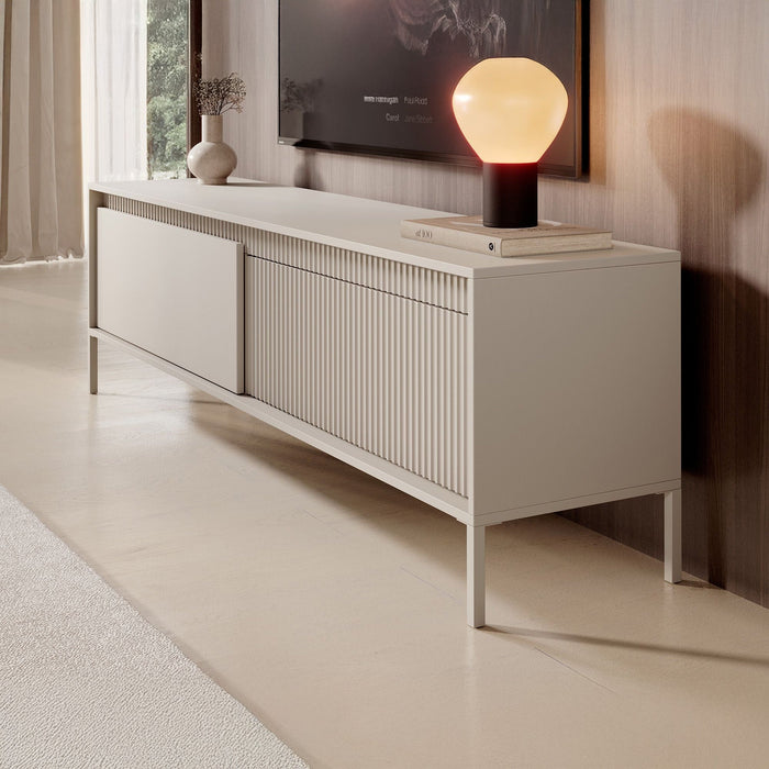 Meubella - TV-Meubel Saran - Beige - 187 cm