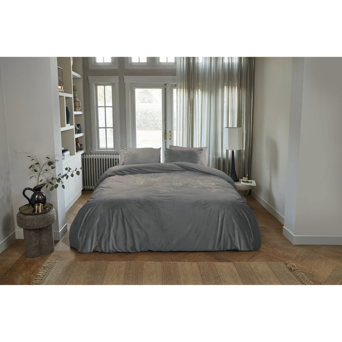 Beddinghouse Arya Grijs Dekbedovertrek 200 x 200/220 cm