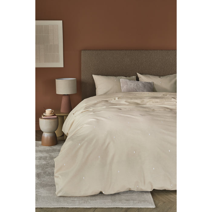 Beddinghouse Monsoon Zand Dekbedovertrek 240 x 200/220 cm