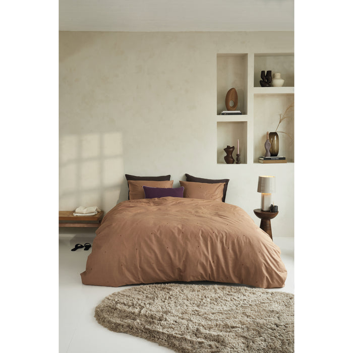 Beddinghouse Monsoon Licht terra Dekbedovertrek 240 x 200/220 cm