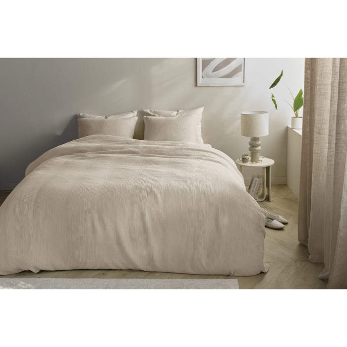 Beddinghouse Mist Zand Dekbedovertrek 240 x 200/220 cm
