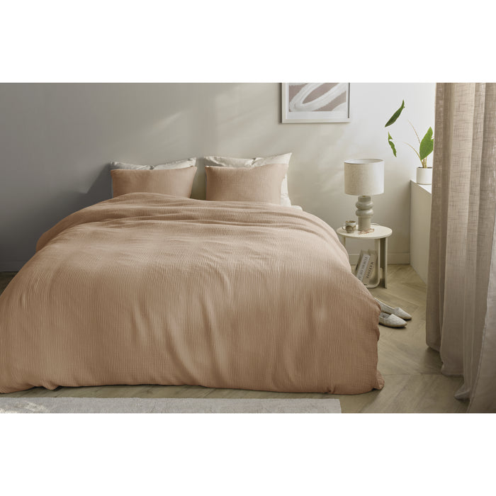 Beddinghouse Mist Licht bruin Dekbedovertrek 200 x 200/220 cm
