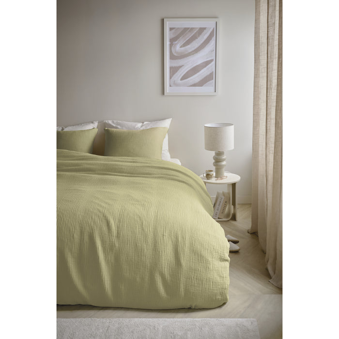 Beddinghouse Mist Groen Dekbedovertrek 140 x 200/220 cm