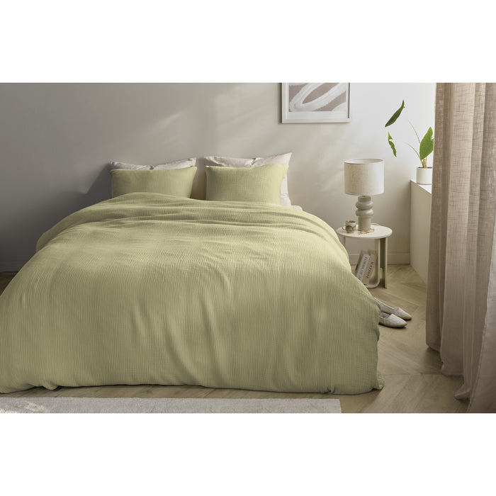 Beddinghouse Mist Groen Dekbedovertrek 140 x 200/220 cm