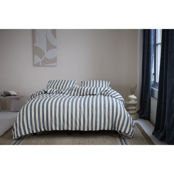 Beddinghouse Jamie Blauw Dekbedovertrek 240 x 200/220 cm