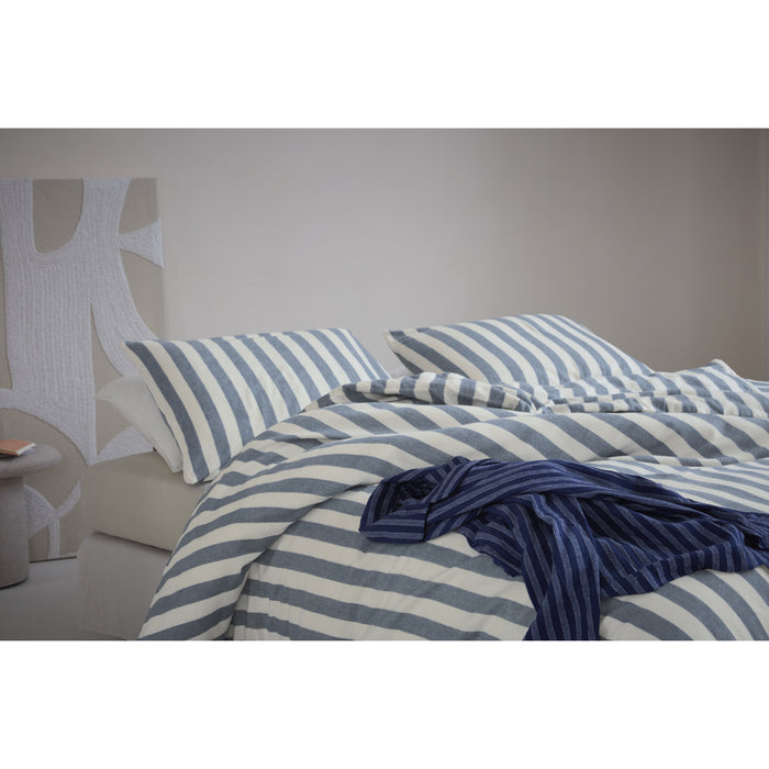 Beddinghouse Jamie Blauw Dekbedovertrek 240 x 200/220 cm