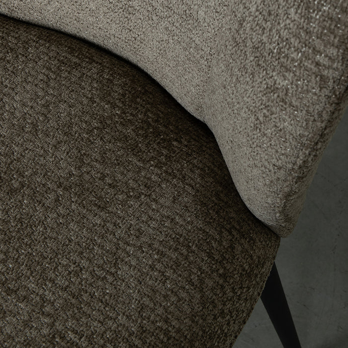 LABEL51 - Eetkamerstoel Vino - Hunter Elite - Zwart Metaal