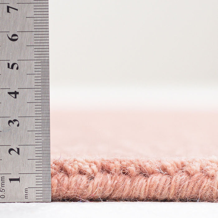 Theko Handgeweven UNI-tapijt Holi 190x250 cm - Roze