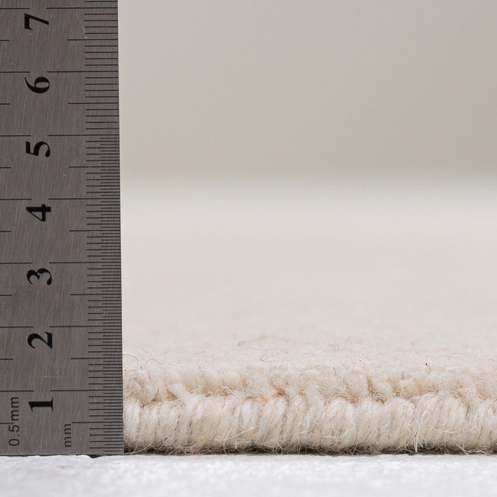 Theko Handgeweven UNI-tapijt Holi 190x290 cm - Crème