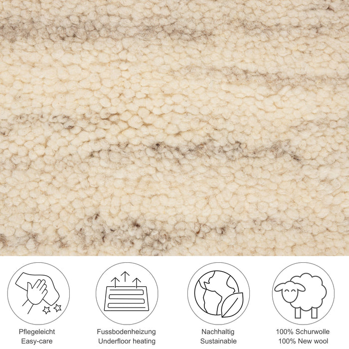 Theko Handgeknoopt Berber tapijt Hadj 200x250 cm - Jaspé