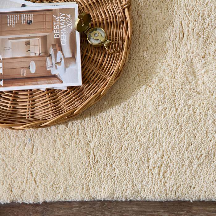 Theko handgeknoopt Berber tapijt Maloronga 170x240 cm - Blanc