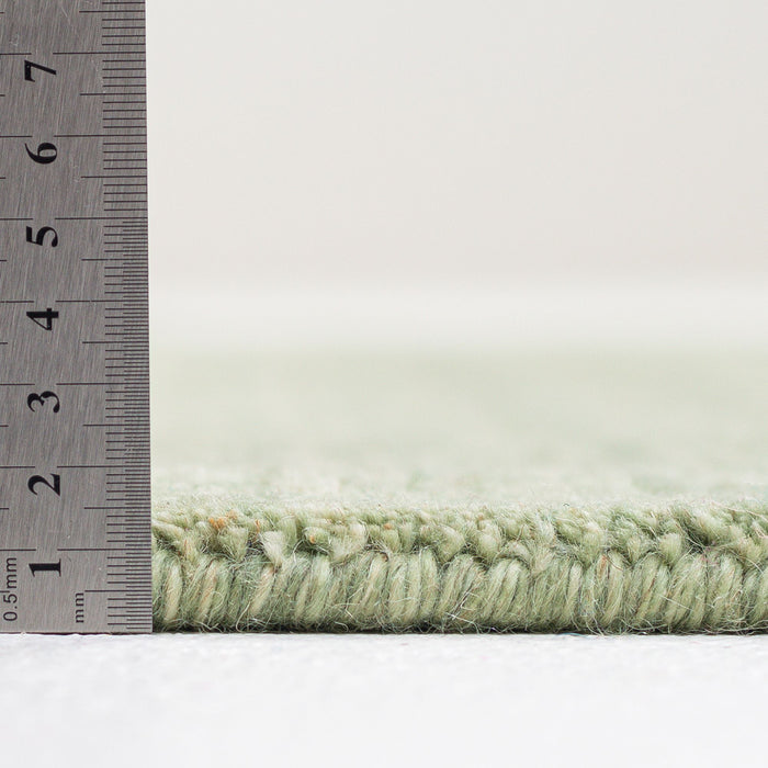 Theko Handgeweven UNI-tapijt Holi 60x90 cm - Groen