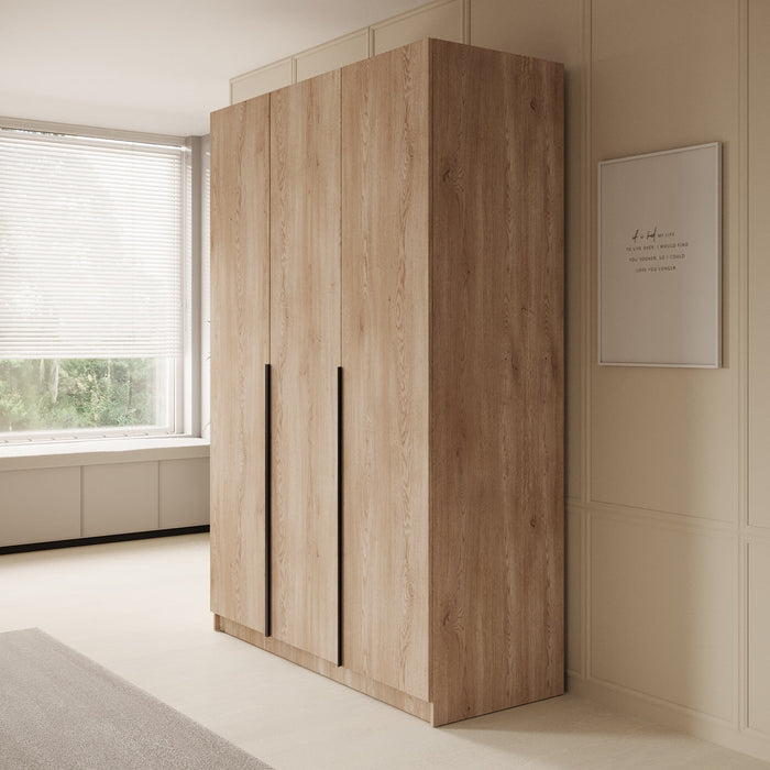 Meubella - Kledingkast Sabre - Eiken - 150 cm