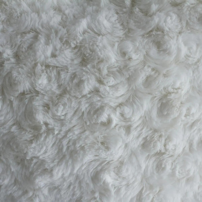 Atmosphera Kussen hart vorm pluche - wit - 28 x 36 cm