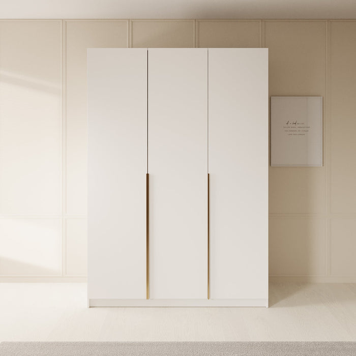 Meubella - Kledingkast Sabre 2 - Wit - 150 cm