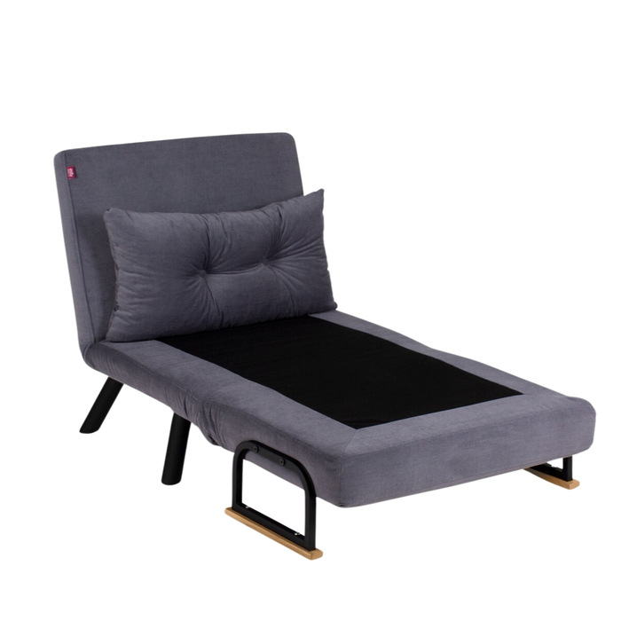 Calicosy - Slaapfauteuil SANDO - B67 cm - Grijs