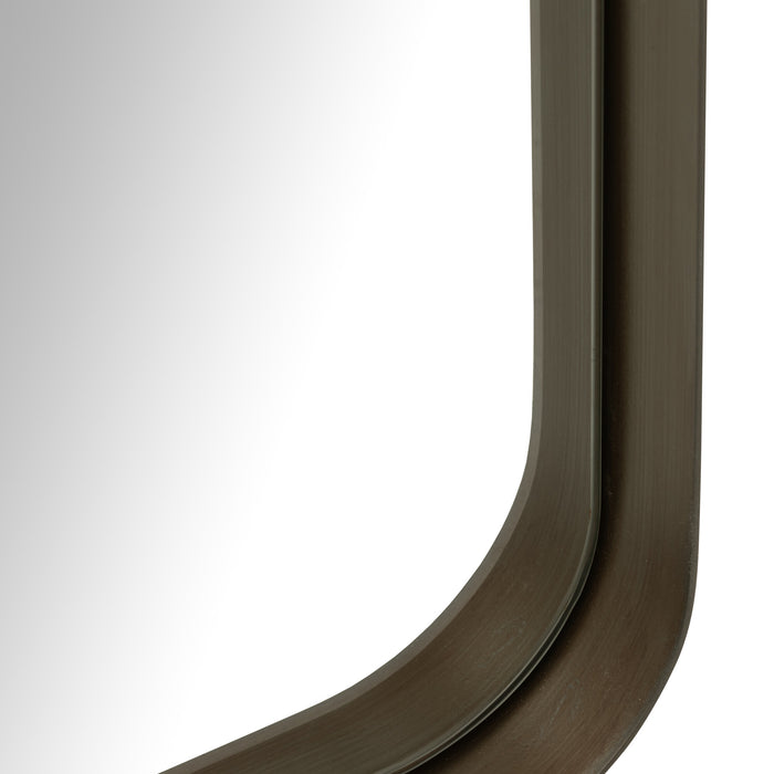 J-Line spiegel Markus - metaal|glas - zwart - small - 160 x 44 cm