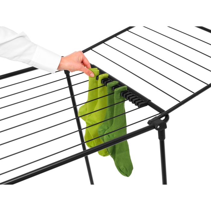Brabantia HangOn Drying Rack Too, 22 meter - Matt Black