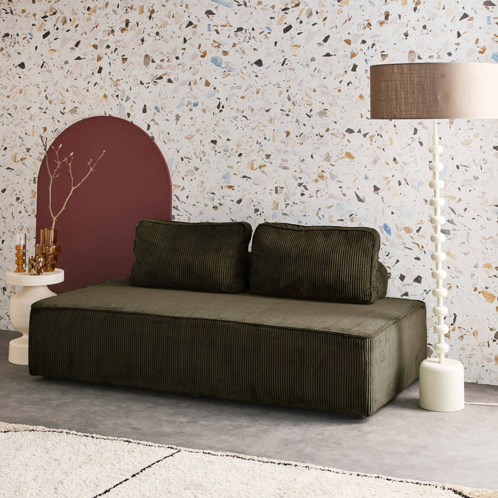 sweeek - Fauteuil in corduroy 2 zitplaatsen