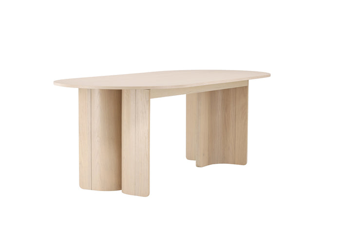 Fjôrd - Eettafel Rond - Naturel - 220x100x75cm - Tyresö