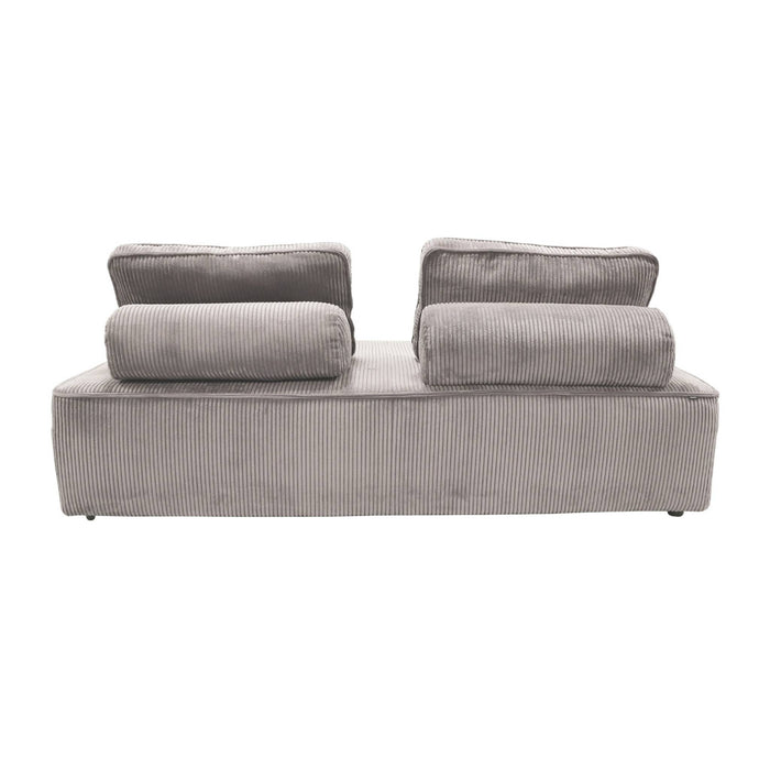 sweeek - Fauteuil in corduroy 2 zitplaatsen