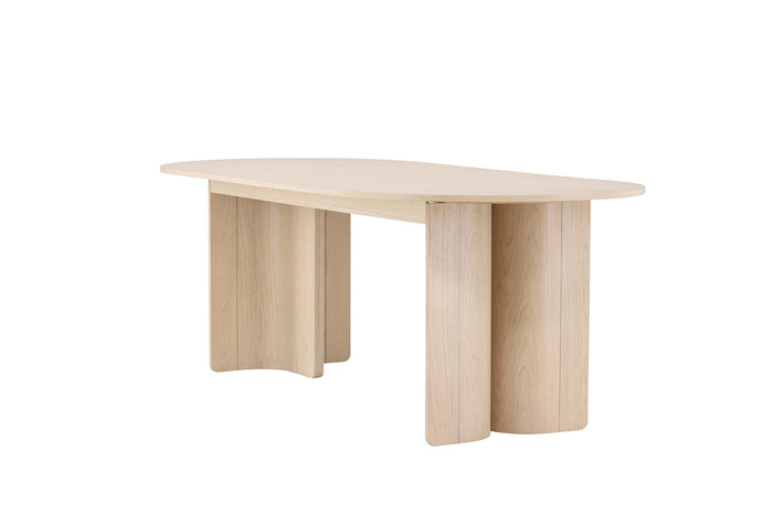 Fjôrd - Eettafel Rond - Naturel - 220x100x75cm - Tyresö