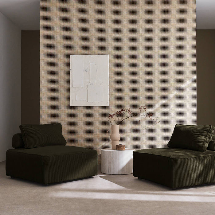 sweeek - Fauteuils corduroy 1 zitplaats (set van 2)