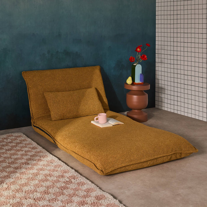 sweeek - Uitklapbare fauteuil boucléstof 1 plaats