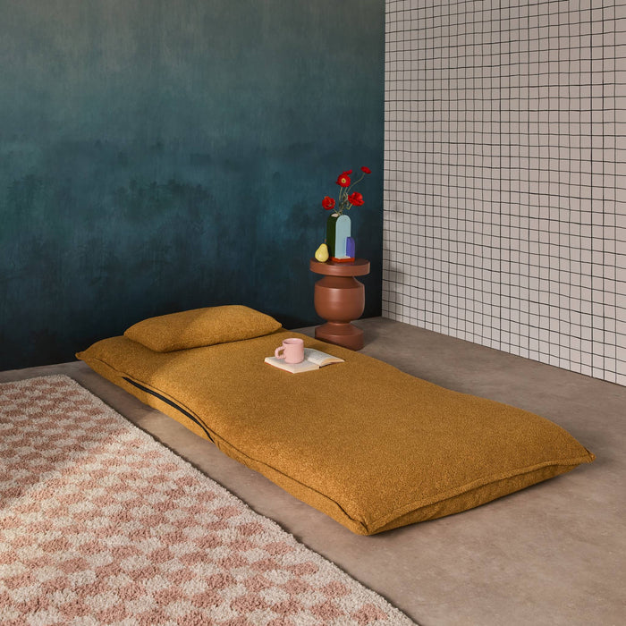 sweeek - Uitklapbare fauteuil boucléstof 1 plaats