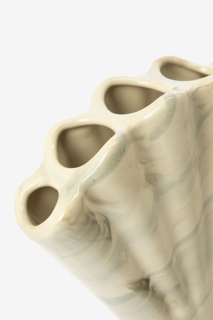 Sissy-Boy Witte schelp vaas