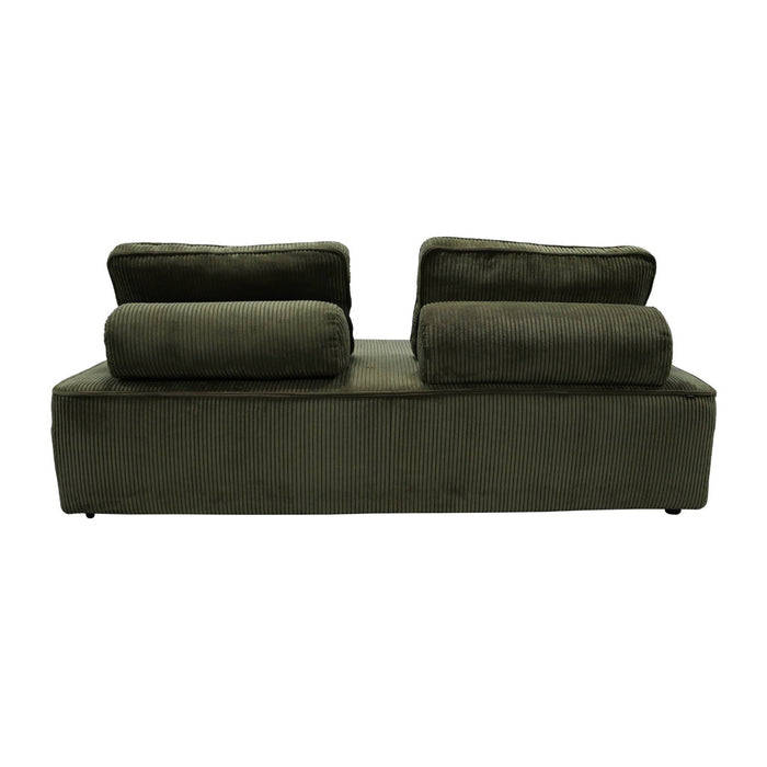 sweeek - Fauteuils in corduroy 2 zitplaatsen (set van 2)