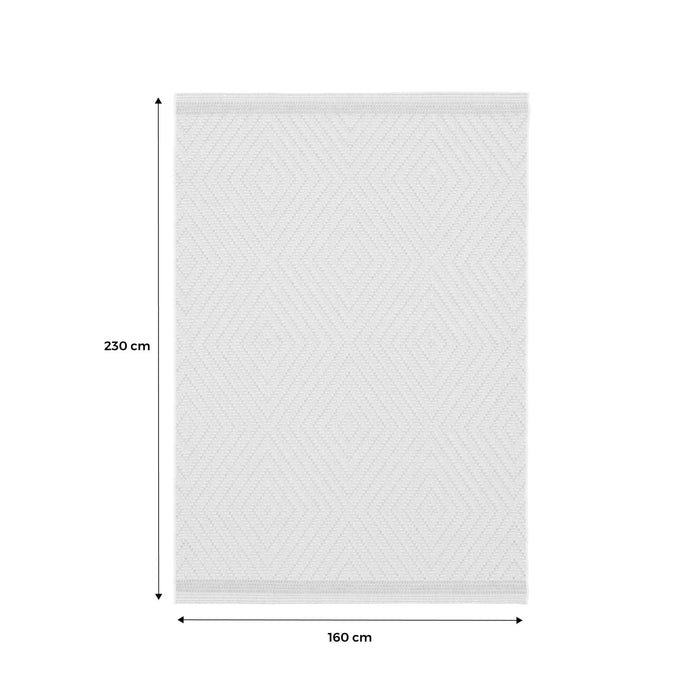 sweeek - Tapijt voor binnen|buiten met jute-effect naturel