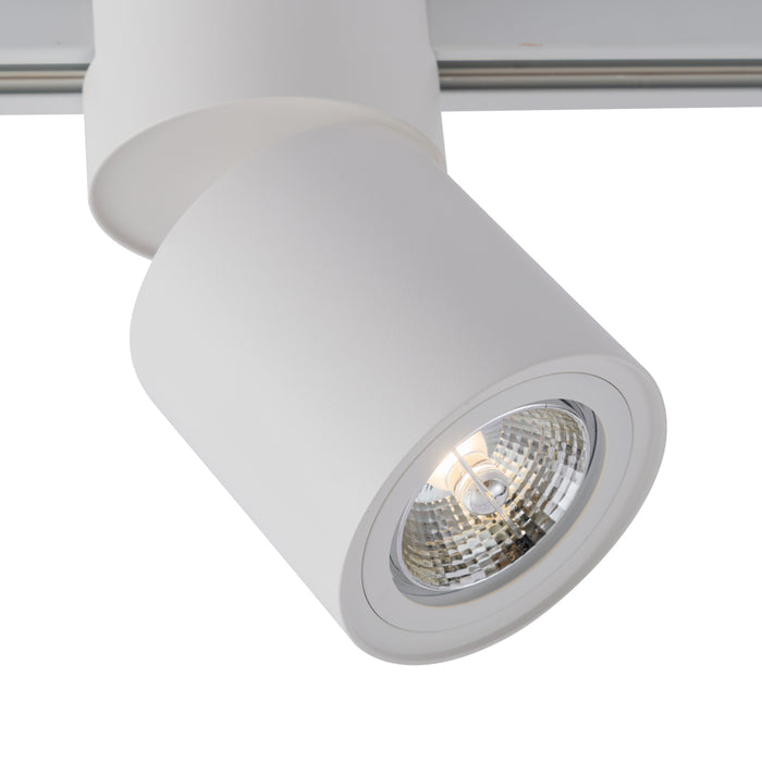 QAZQA Moderne spot wit voor railsysteem 1-fase GU10 70mm - Iconic